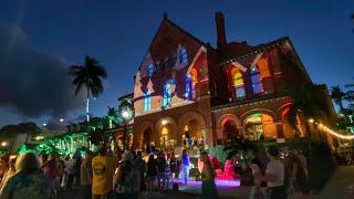  Mallory Square Sunset Celebration & Customs House Holiday Bazaar- Key West LIVE  [1080p60fps]