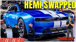 CONFIRMED by Dodge: New Dodge Charger EV can be SWAPPED w/ V8 HEMI Engine!