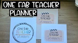 One Fab Teacher Planner 2023 2024