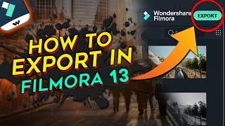 FILMORA 13.2 | HOW TO EXPORT VIDEOS IN FILMORA 13 | BEST EXPORT SETTING FOR YOUTUBE 2024 [HINDI]