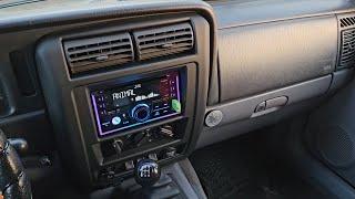 Jeep Cherokee XJ - Double DIN Radio Install Kit (Metra), New JVC Radio and Sony 3-Way Speakers