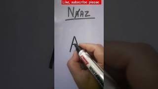 Naaz namelogo #logo #art #ytshorts #shortfeed #shortsviral #viralshort #name #shorts