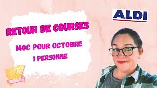 Retour de courses pour 1 personne