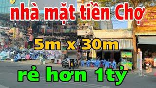 Bán nhà mặt tiền Chợ, dt 5m x 30m, gần Thủ Đức TPHCM. Rẻ hơn 1tỷ. #1