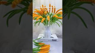 diy flower craft | pipe cleaner flowers easy tutorial | glitter pipe cleaner crafts #handmadepipes