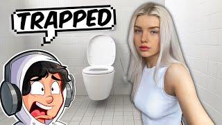 TRAPPED in a BATHROOM with MY CRUSH (FULL STORY)