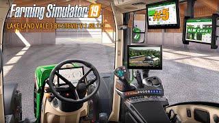 Farming Simulator, FS-19, #5- Lakeland Vale 3,/Прохождение + руль/Строим свою ферму, по новому...