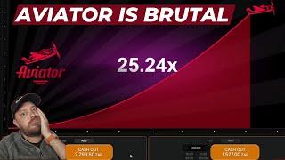 A BRUTAL SESSION ON THE AVIATOR GAME