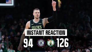 INSTANT REACTION: The return of Kristaps Porzingis helps boost the Celtics in win over Clippers