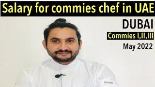 Commis chef salary in Dubai UAE#Tips& service charge