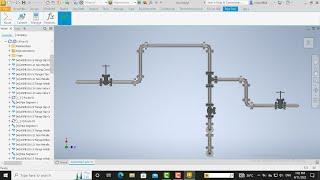 Learn How to generate a Pipeline in Autodesk inventor 2023/Professional/