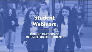 Employability Webinar: Future careers of international students