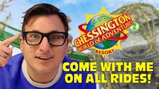 Day Out At Chessington World of Adventures - Come with me on ALL the rides! All Ride POVs!