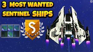 No Man's Sky INTERCEPTOR 3 Most Wanted Sentinel Ships S Class 4 Supercharged