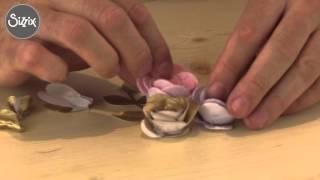 How to Make a Felt Flower Brooch - Sizzix