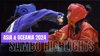 SAMBO HIGHLIGHTS. ASIA & OCEANIA CHAMPIONSHIPS. MACAU 2024. DAY 2