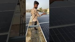 26 Solar Panel 12 KW Solar Ongrid + Hybrid System #solarproject #solarenergyworld