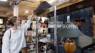 let's go vintage furniture shopping for my new home | vintage shopping series