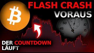 Bitcoin: der Countdown für die Crash Korrektur hat begonnen!