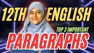 12TH ENGLISH | IMPORTANT | PARAGRAPH | FULL REVISION IMPORTANT WITH ANSWERS | PUBLICEXAM 2025