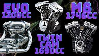 EXHAUST SOUNDS from 3 Different Harley Engines - WHICH SOUNDS BEST?