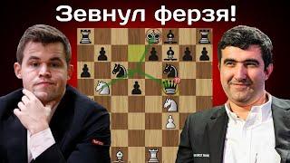 Проиграл в 19 ходов! Владимир Крамник - Магнус Карлсен | Титульный кубок 2024 | Шахматы