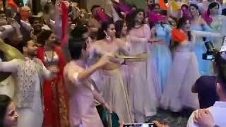 Girls Family Welcoming the groom's side( baarat )with a dance | Indian Wedding Choreography