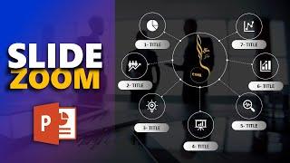 powerpoint| Keynote presentation design with Zoom slide effect - with project template ready to edit