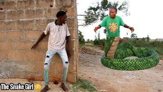 The Snake Girl  (Part 4) | Full HD | Mark Angel Comedy | Mr Macaroni | FunnyBros comedy