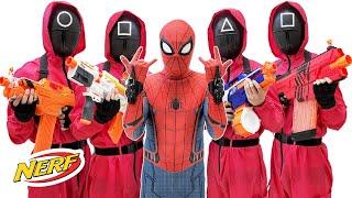 Spider Man vs Bad Guy Team | Nerf War ( Live Action Nerf First Person Shooter )