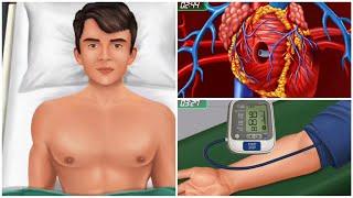 coronary bypass |  treatment in 3D animation | Sergey of bypass | 4 k video