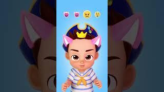 Pinkfong Ears on Brody! Learn Emotions  Try It on Tiktok #shorts #bebefinn