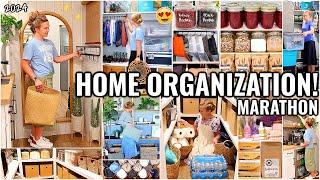 HOME ORGANIZATION IDEAS!! CLEAN & ORGANIZE WITH ME | DECLUTTERING AND ORGANIZING MOTIVATION 2024