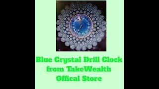 Full Post Review Blue Crystal Clock From TakeWealth Store