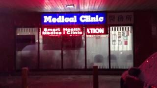 Medical LED SIGNS in 2 window P10 Red LED Digital  Programm