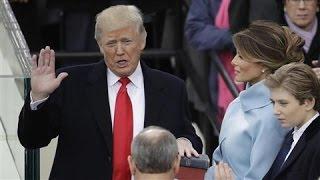 Donald Trump Sworn In as President