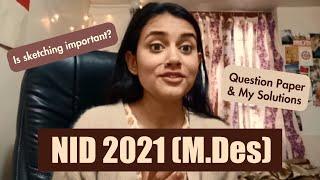 NID 2020 Question Paper & Solutions (M.Des) | Interaction | Information