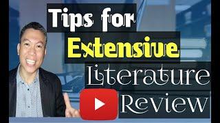 TIPS ON CONDUCTING EXTENSIVE LITERATURE REVIEW II A KEY FOR QUALITY AND WIDESPREAD RESEARCH STUDY