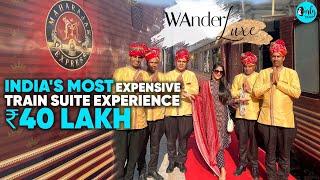 India's Most Expensive Train Suite Experience ₹40 Lakhs For A Couple| WanderLuxe Ep 13 | Curly Tales