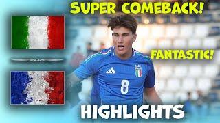 Italia v Francia under 21 | International Friendly | Highlights 15-11-2024