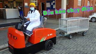 Xe kéo hàng chạy điện 3 bánh | Xe đầu kéo điện mini | Thương hiệu HELI