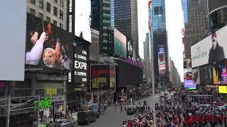 filming Times Square Billboards