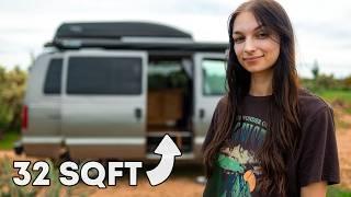 She Found Freedom With Less - Her Micro Camper Van