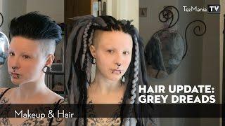 Hair transformation - grey dreads