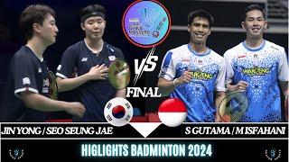 FINAL | JIN Y/SEO S J (KOR) vs S GUTAMA/M ISFAHANI (INA)[MD] LI-NING china Masters 2024