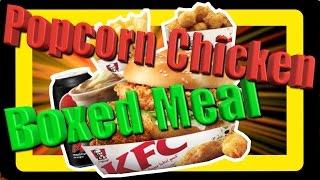 KFC Popcorn Chicken Box Meal (Fill - Up) | Taste Test