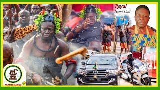 POWER IN NKORSNZAAsantehene Otumfuo Arrives At Nkoranza With Millions Of People To Mourn His Wife