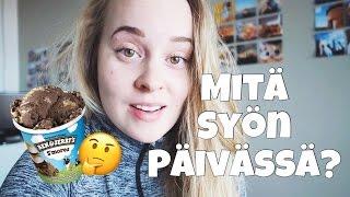 MITÄ SYÖN PÄIVÄSSÄ