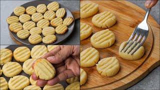 This Biscuits Tastes Better Than Bakery! Homemade Delicious Cookies Recipe | Teatime Biscuits Recipe