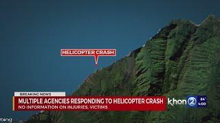 Helicopter crashes into ocean along Kauai’s Na Pali Coast